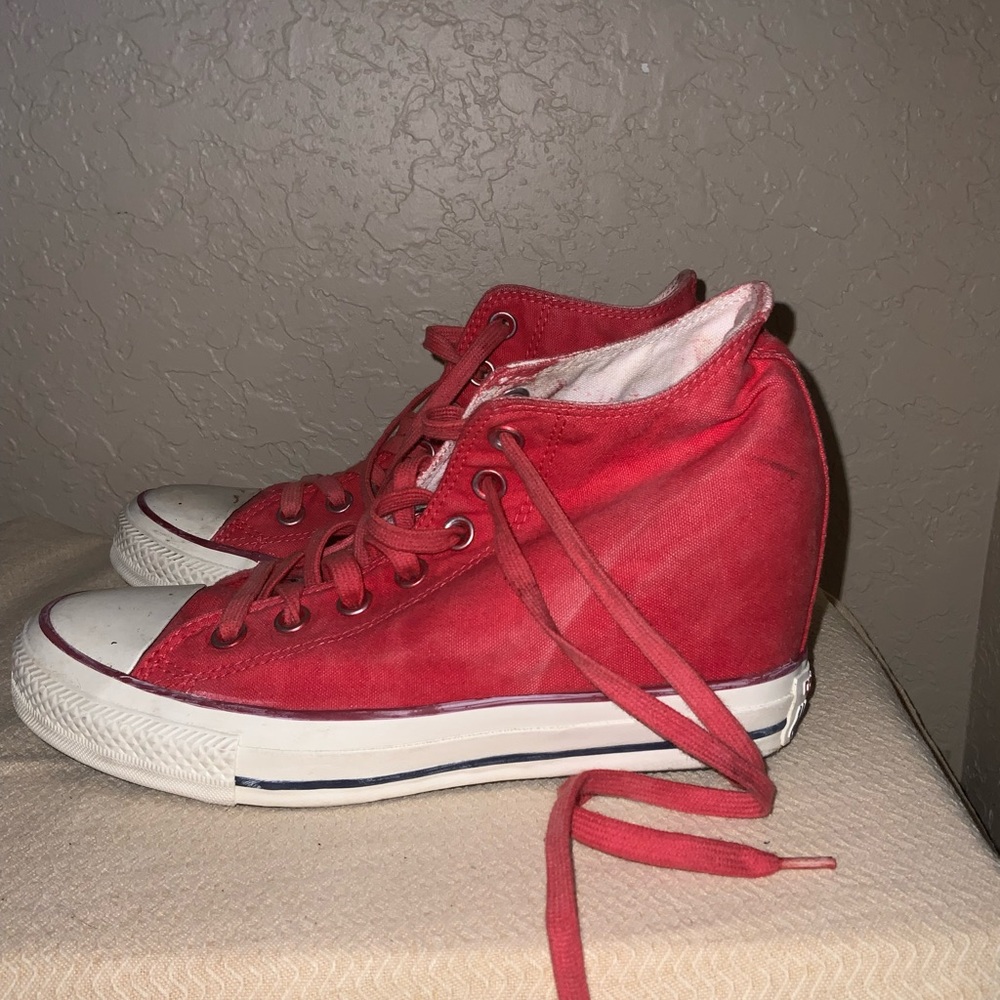 “Vintage Red” WEDGE HEEL CONVERSE All Star Sexy